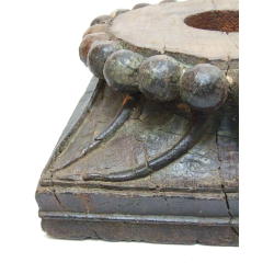 Świecznik z drewna egzotycznego Rzeźbiony XL